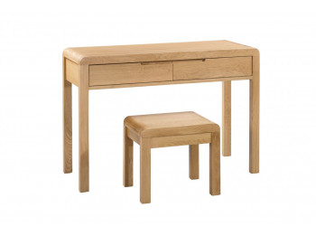 Curve Dress Table With Stool