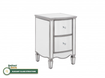 Elysee 2 Drawer Bedside