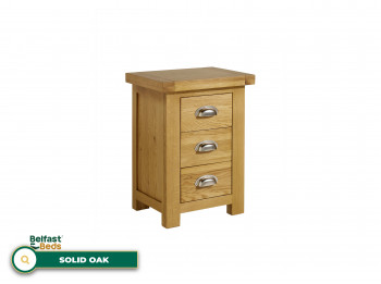 Woburn 3 Drawer Small Bedside