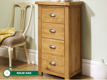 Woburn 4 Drawer Narrow Chest