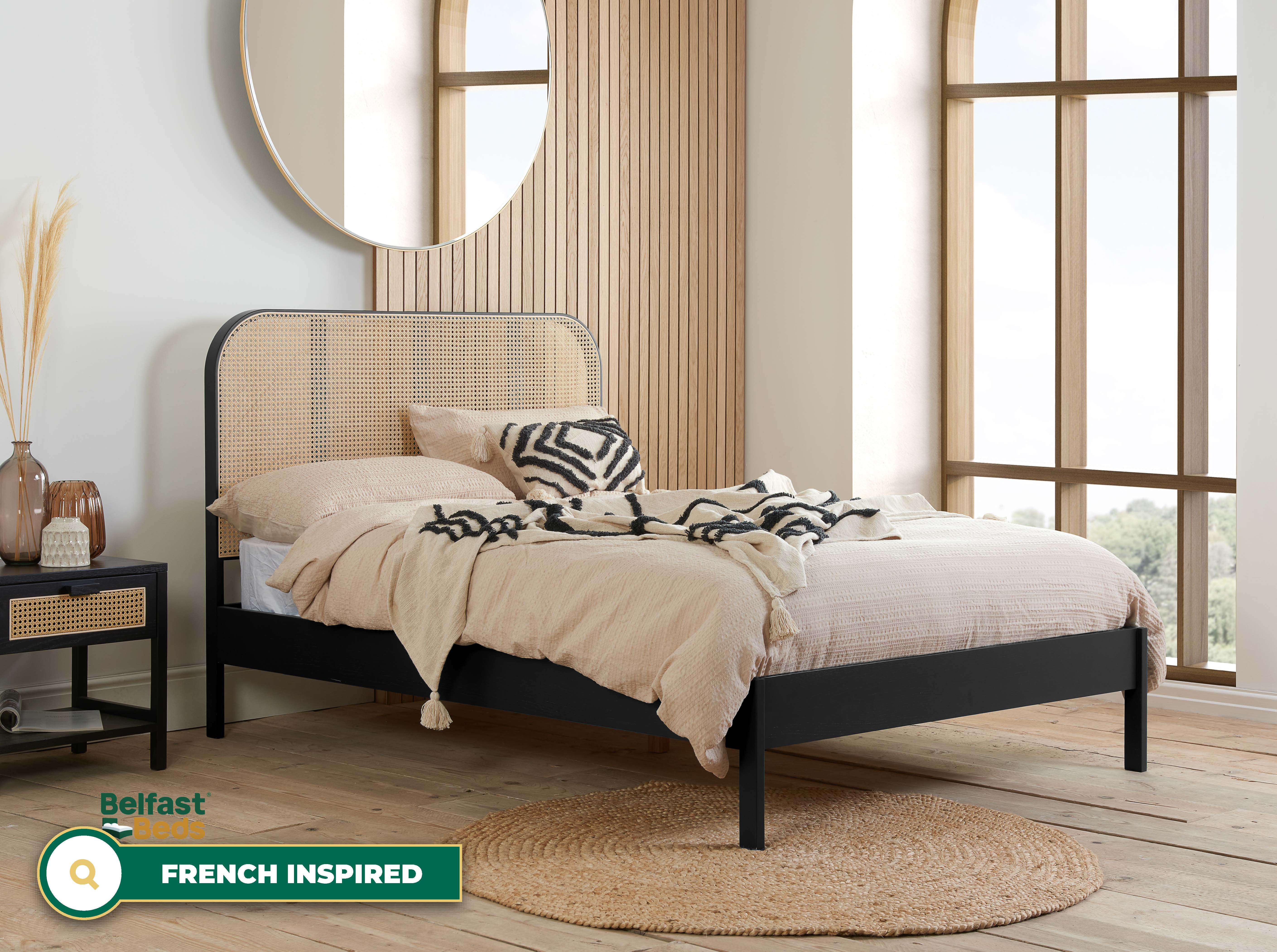 4ft rattan headboard discount